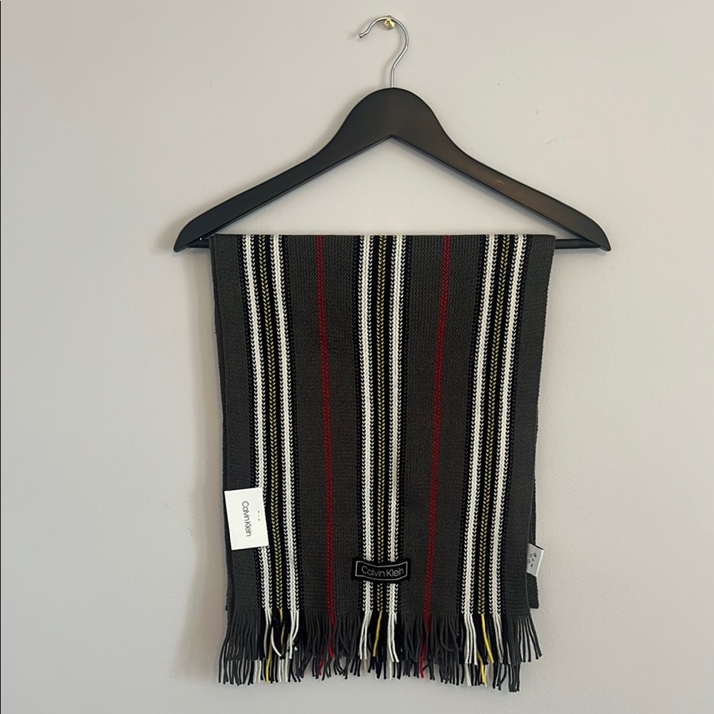 Calvin Klein Striped Scarf